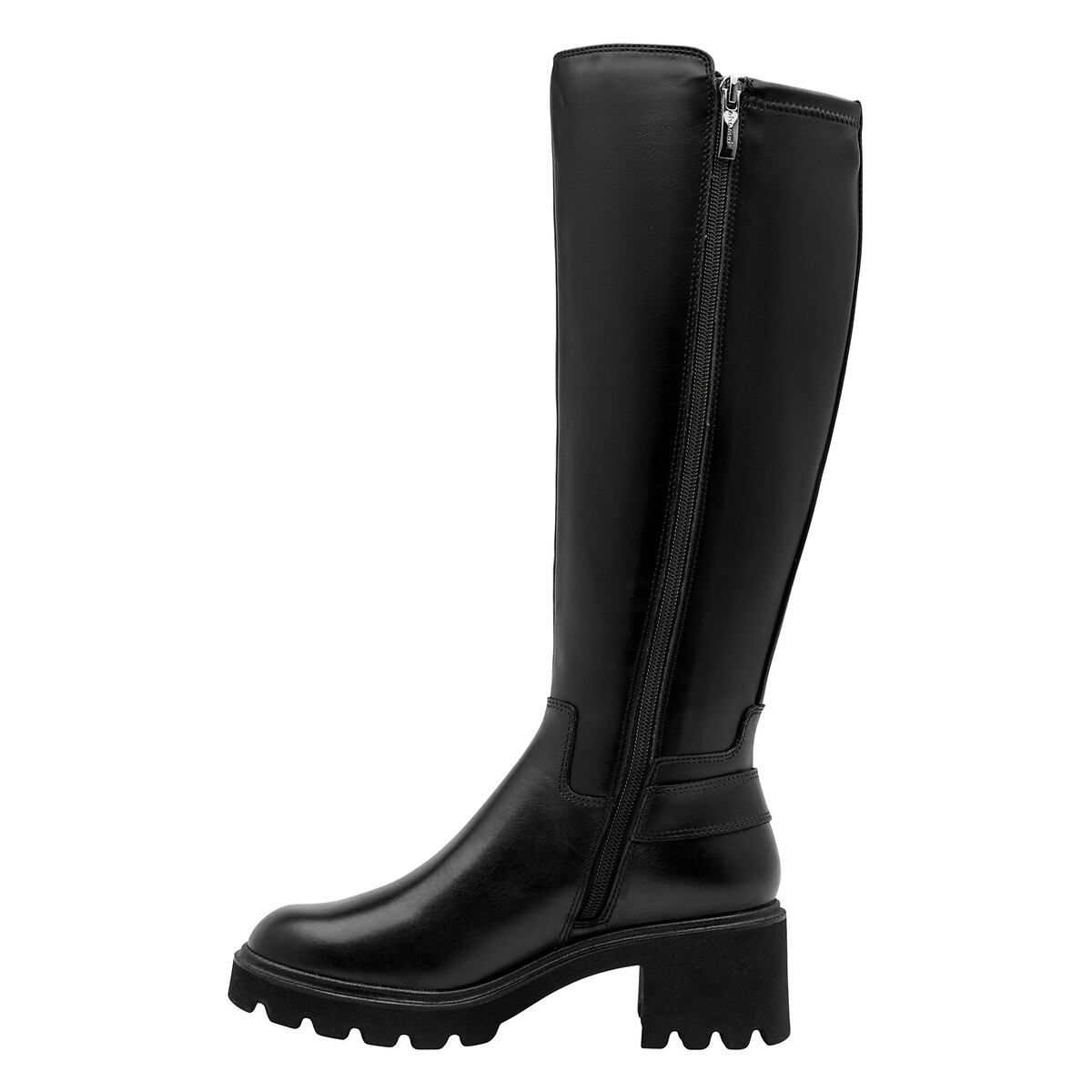 Botas con tacón grueso negro, TAMARIS