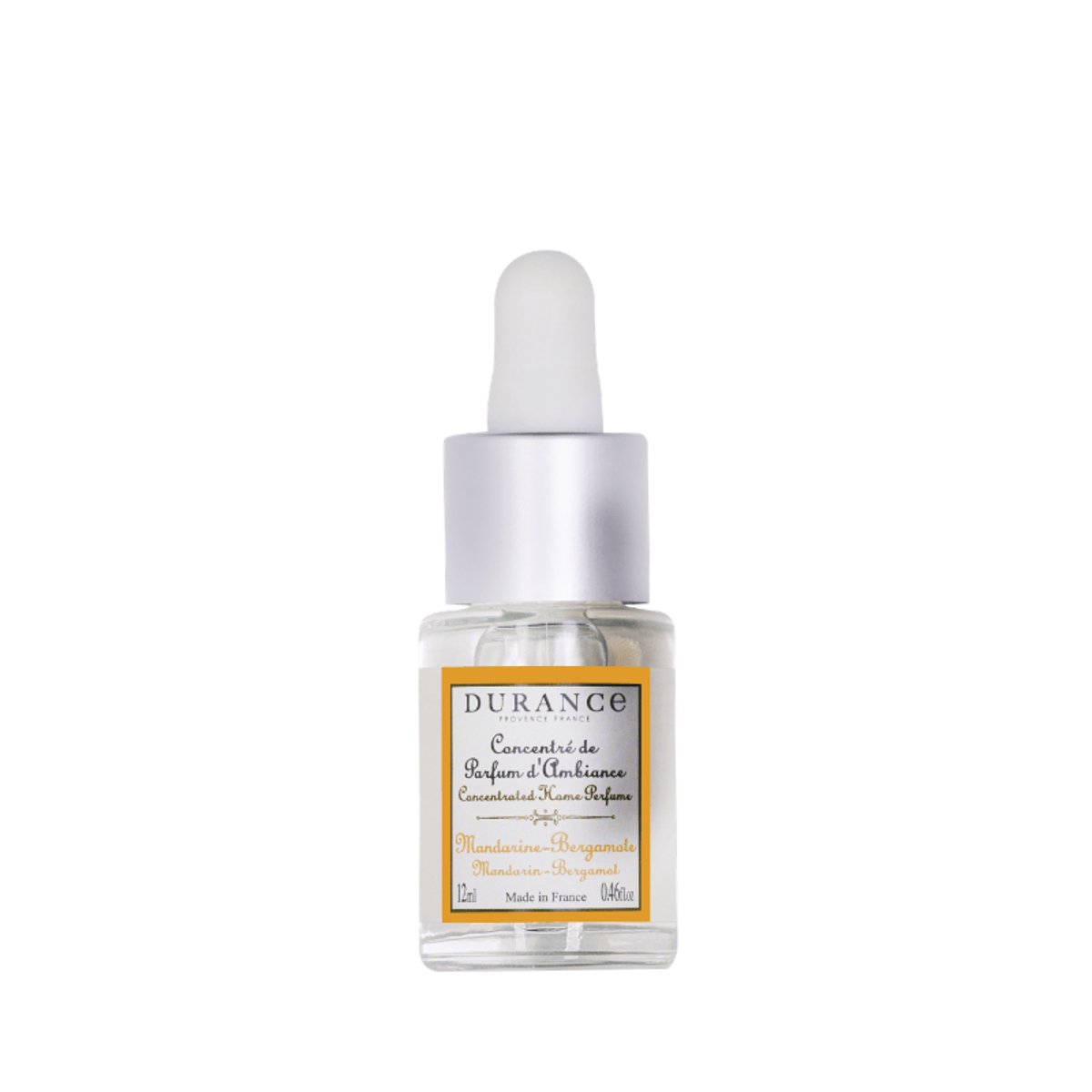 Concentré de parfum MANDARINE BERGAMOTE couleur unique, DURANCE