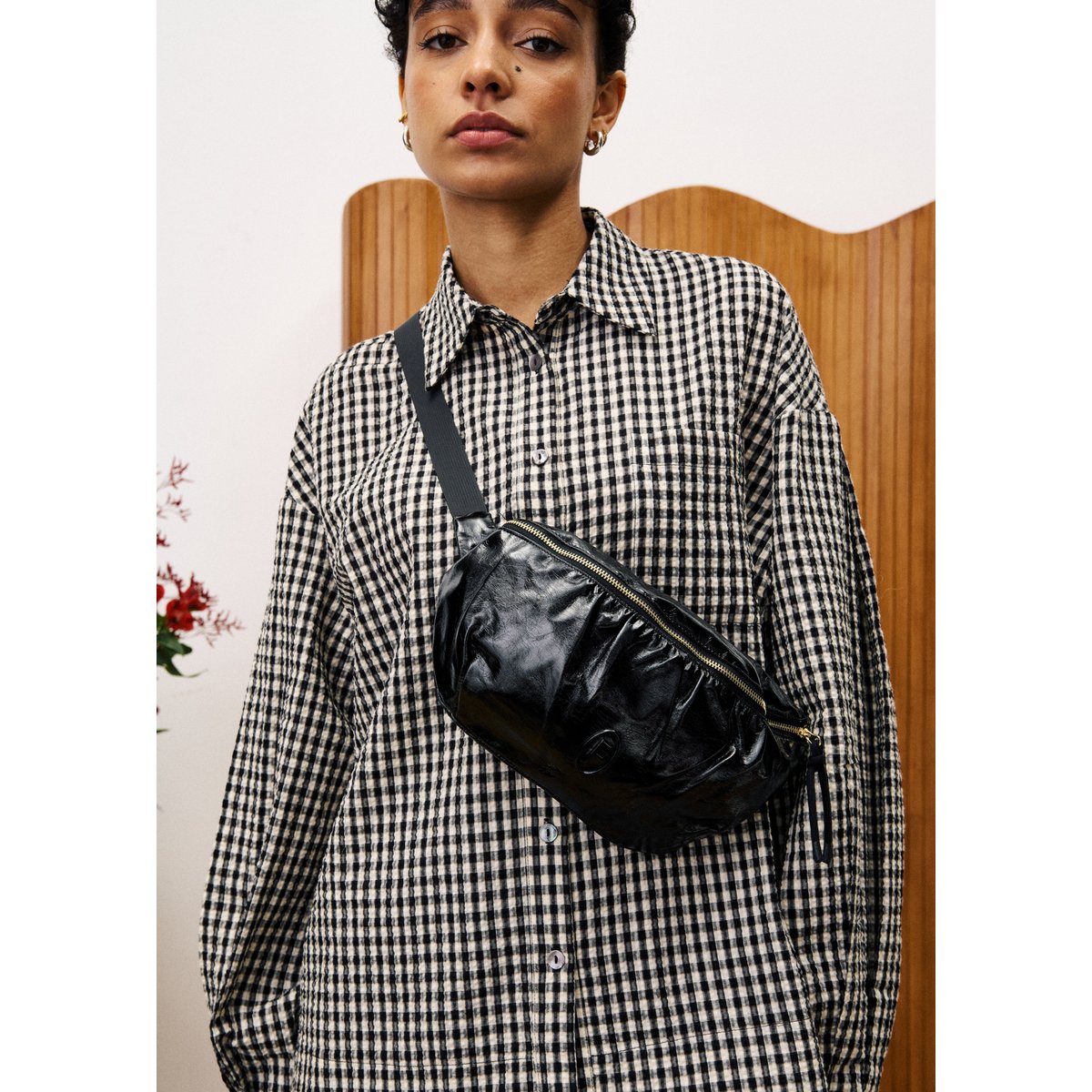 Sac en coton SATIE noir, FRNCH