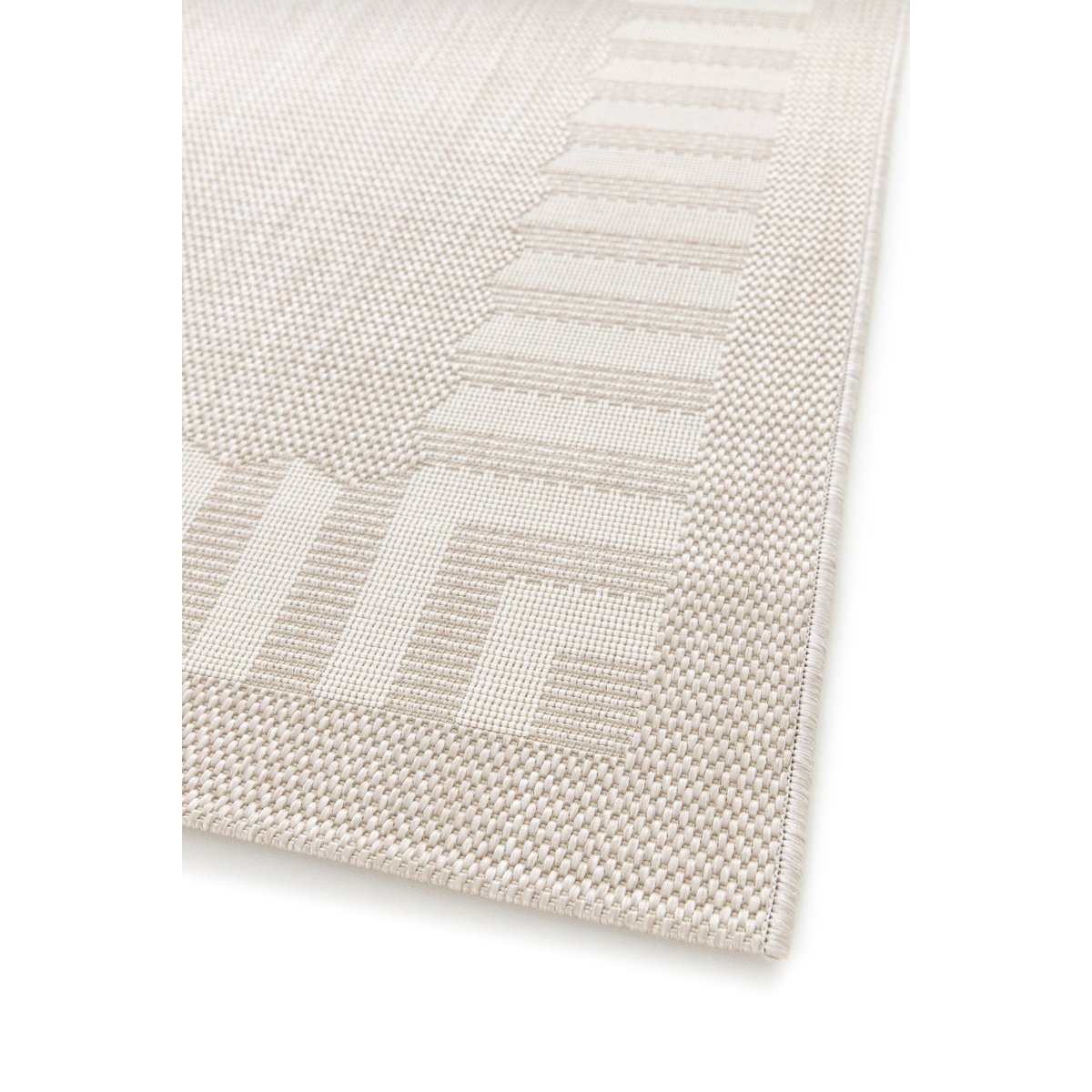 Tapis intérieur extérieur fibres recyclées AGORA beige sable, AFK LIVING