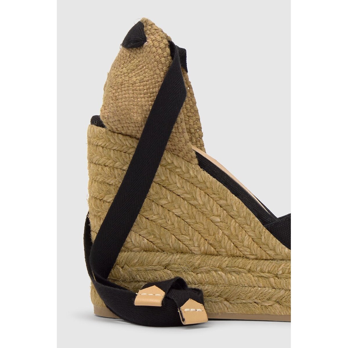 Chiara Canvas Platform Wedge Espadrilles black, CASTANER