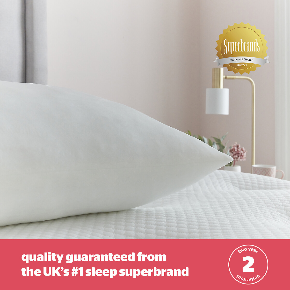 Squishy Hypoallergenic Pillow cream, SILENTNIGHT