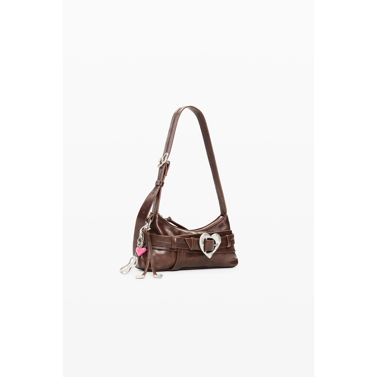 Petit sac bandoulière marron, DESIGUAL
