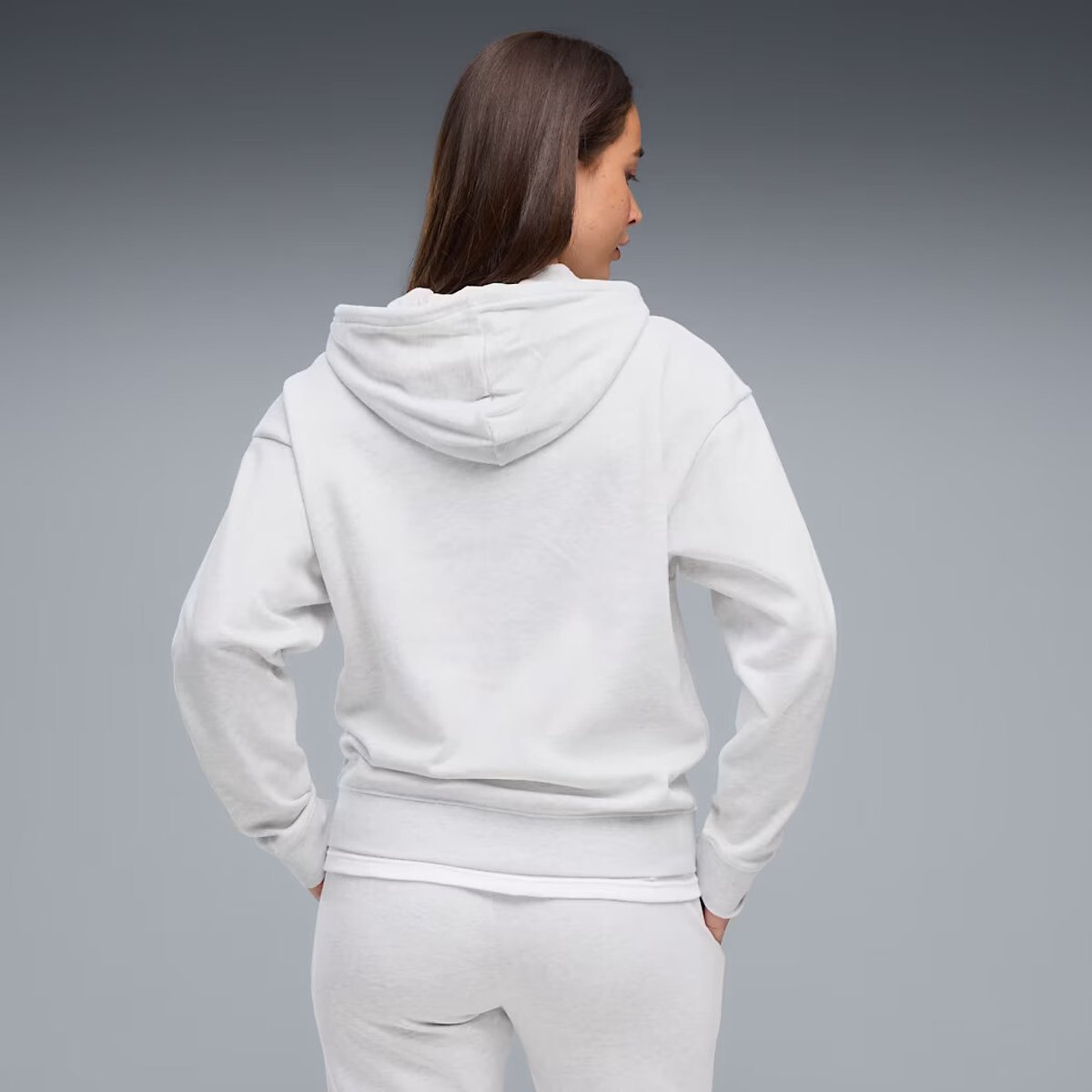 Sudadera con capucha ESSENTIALS ELEVATED blanco, PUMA