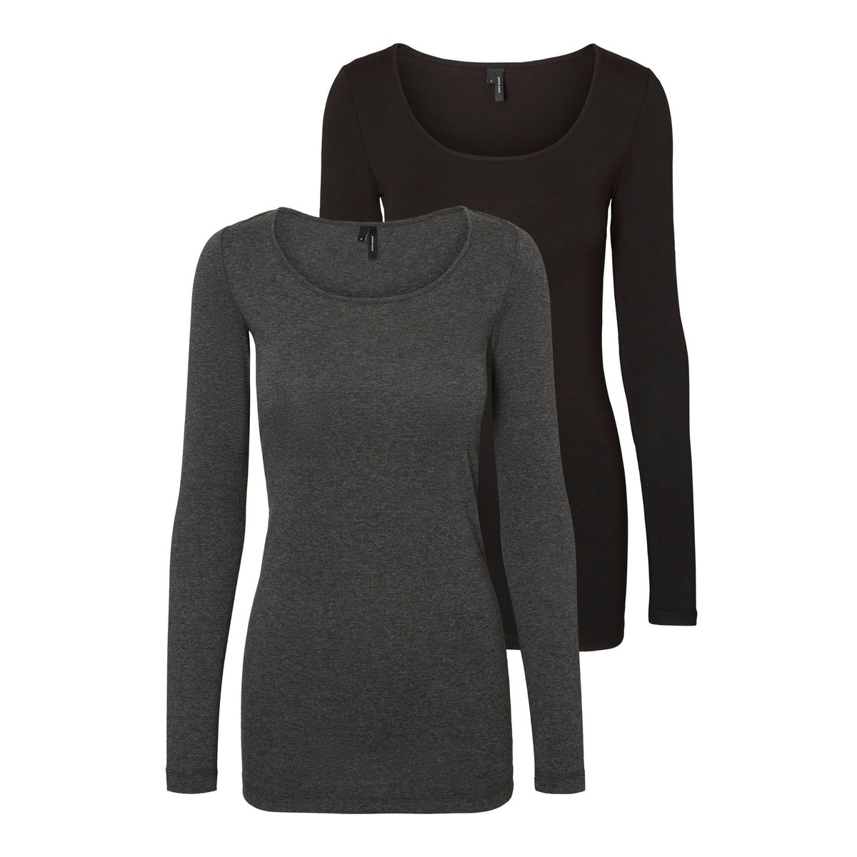 Top dark grey melange, VERO MODA