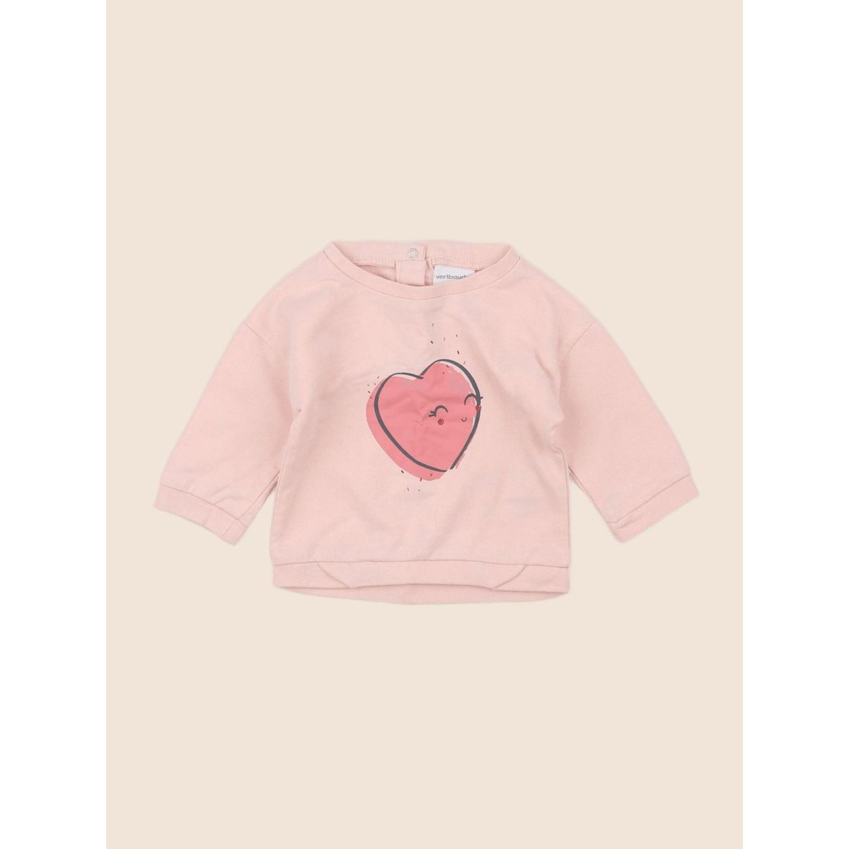 Sweat - Très bon état rose, VERTBAUDET