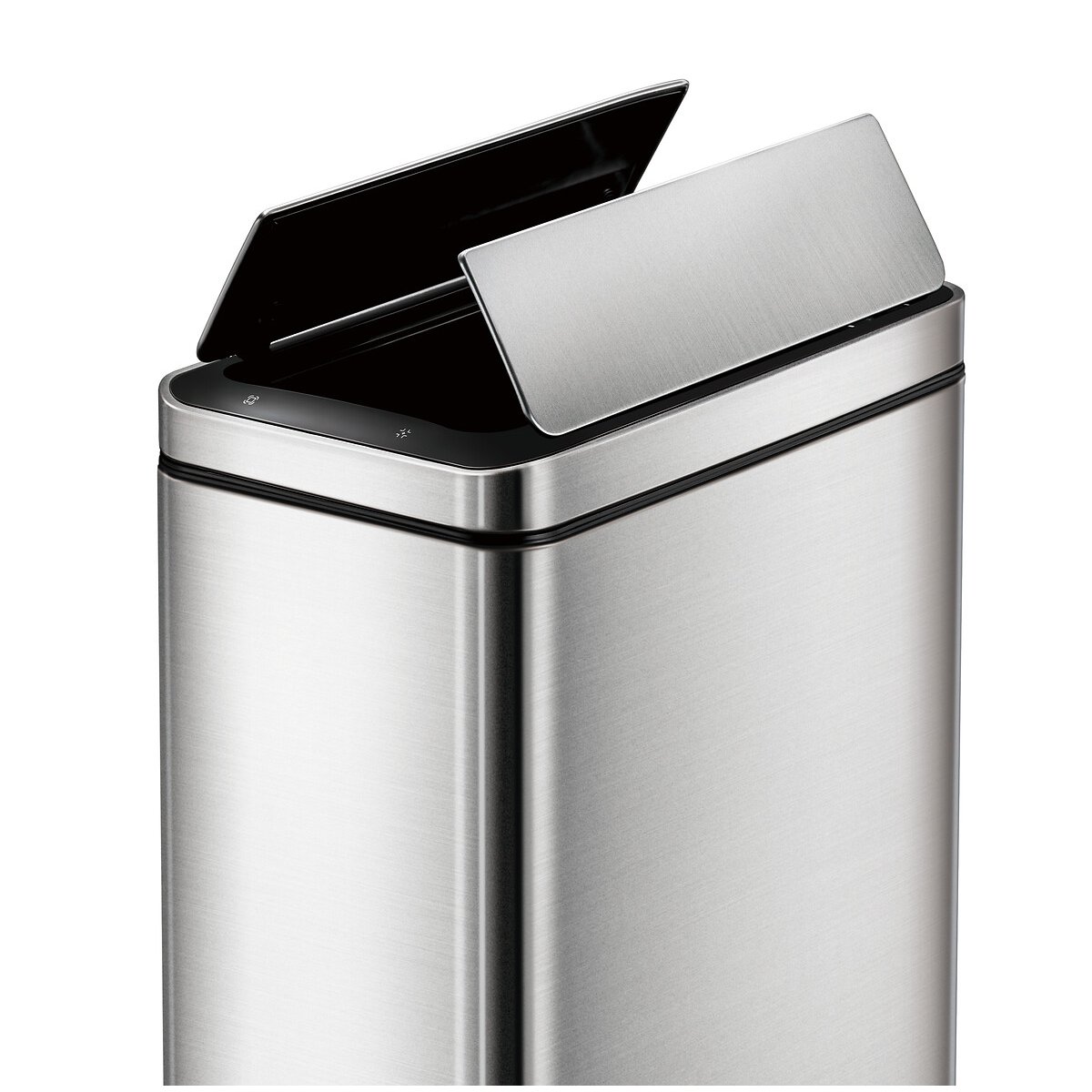  Balde de Sensor DeLuxe Recycle Phantom 20+20L, EKO inox mate, EKO