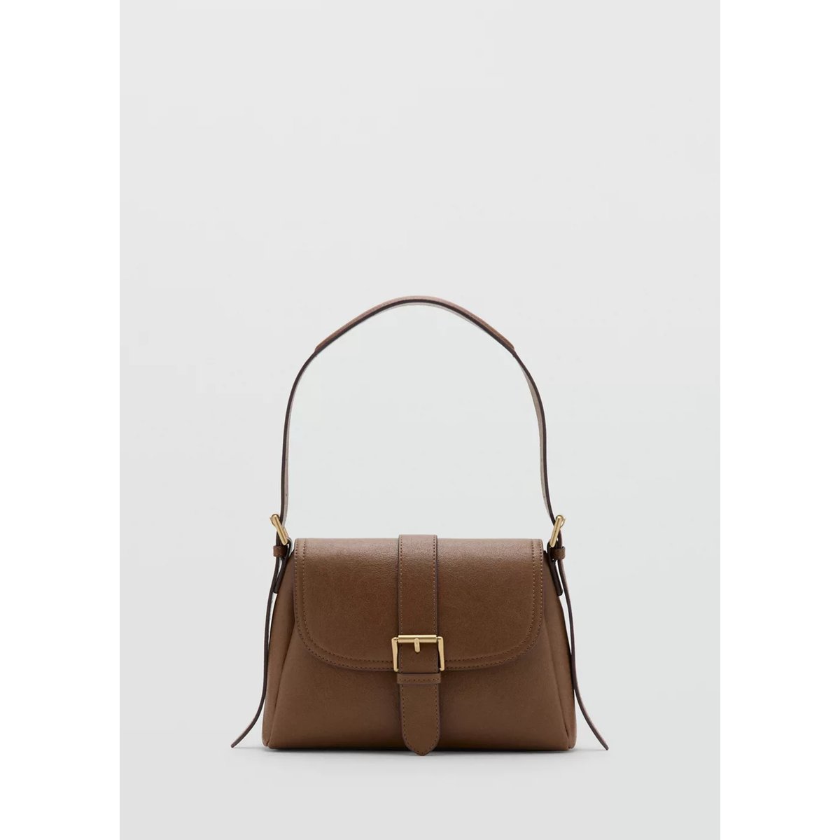 Sac porté épaule boucles marron moyen, MANGO