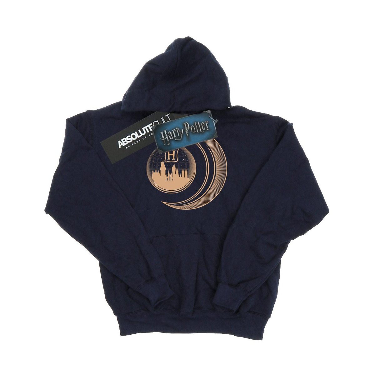 Sweat à capuche HOGWARTS bleu marine, HARRY POTTER