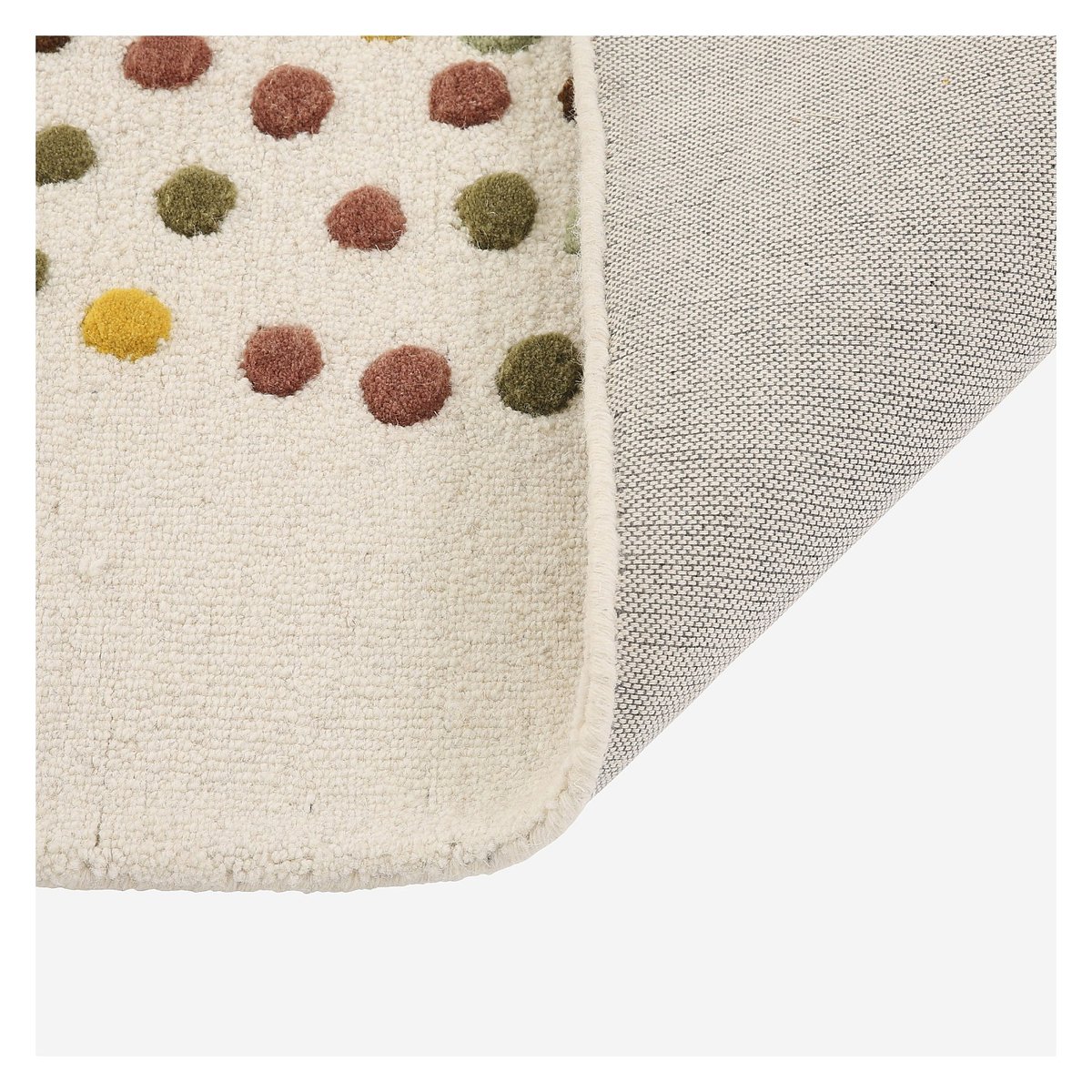 Tapis en laine IDYLLE beige, multicolore, HABITAT