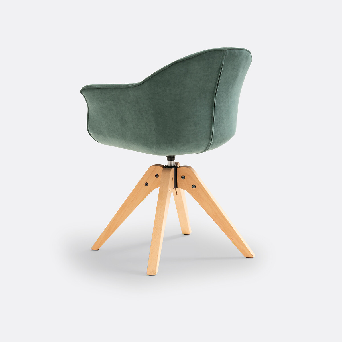 Cadeirão de escritório rotativo, Melona verde-cedro, LA REDOUTE INTERIEURS
