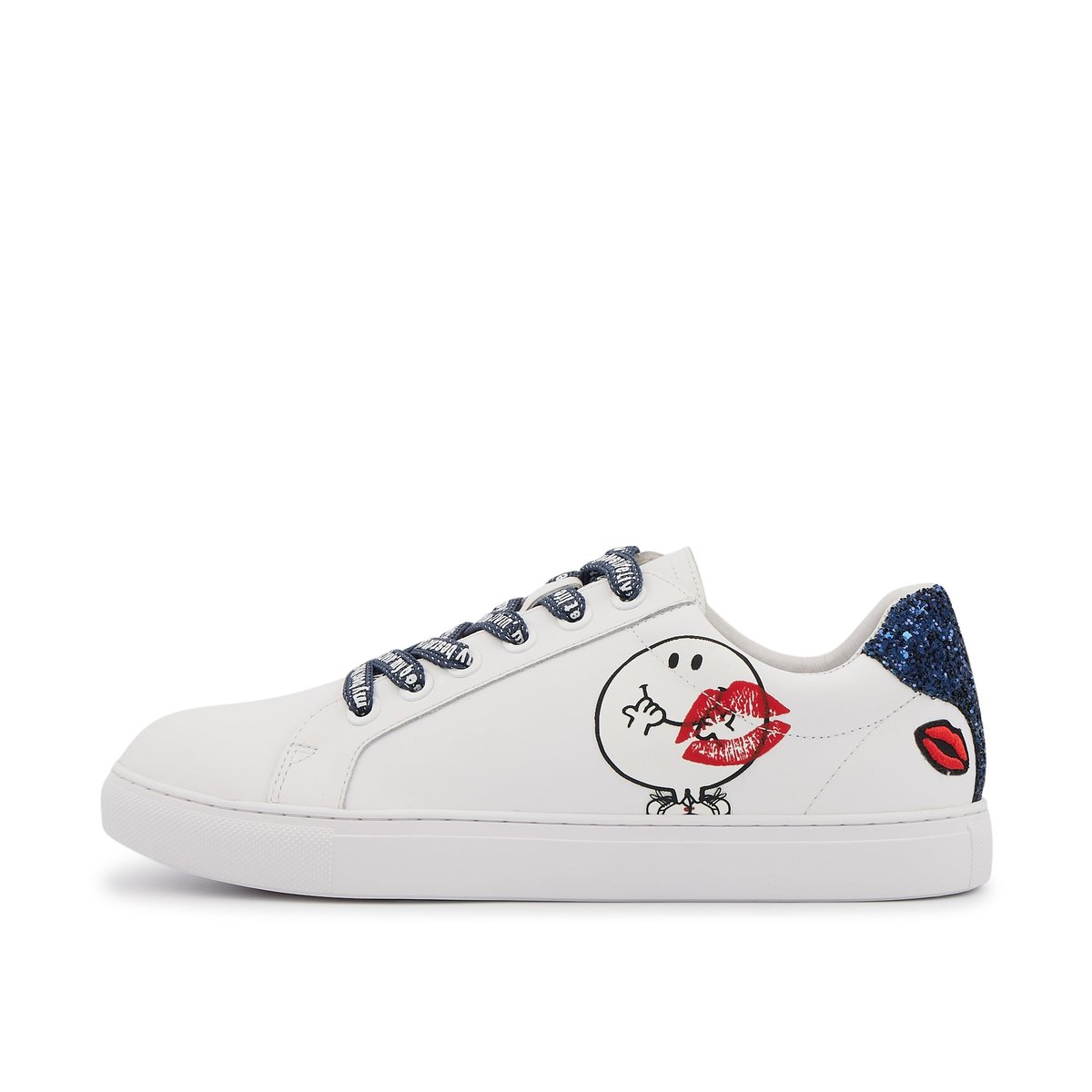 Baskets En Cuir Simone Monsieur Madame My Best Life blanc, BONS BAISERS