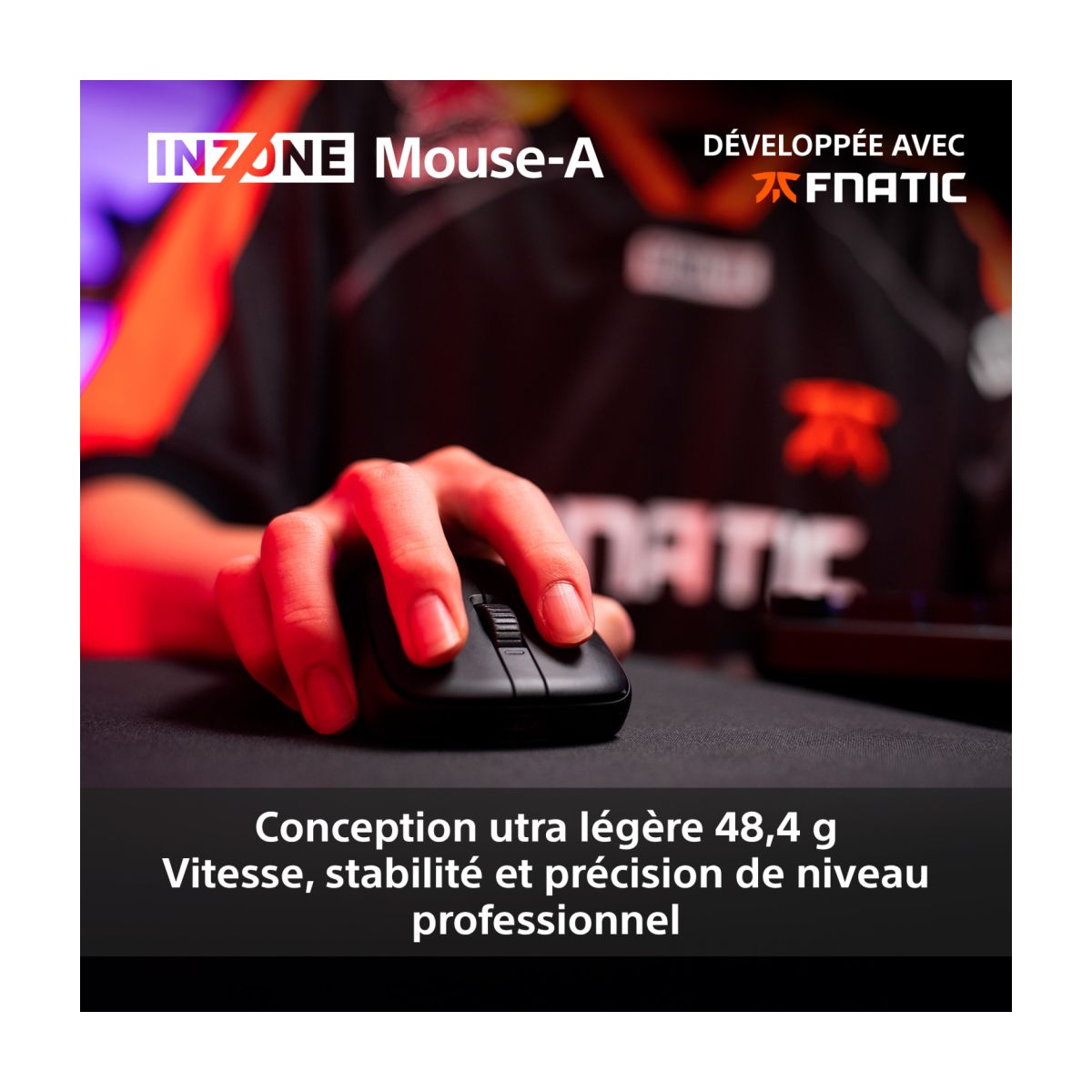 Souris Gamer Sans Fil INZONE MOUSE-A couleur unique, SONY