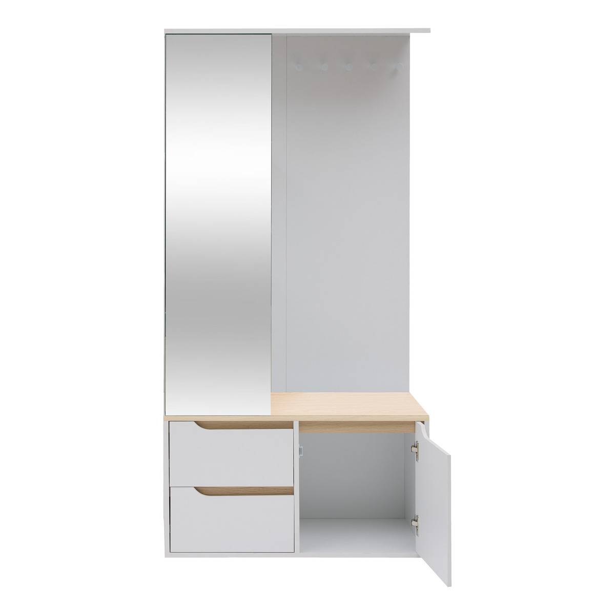 Vestiaire rectangulaire LUMA blanc, 5FIVE SIMPLY SMART