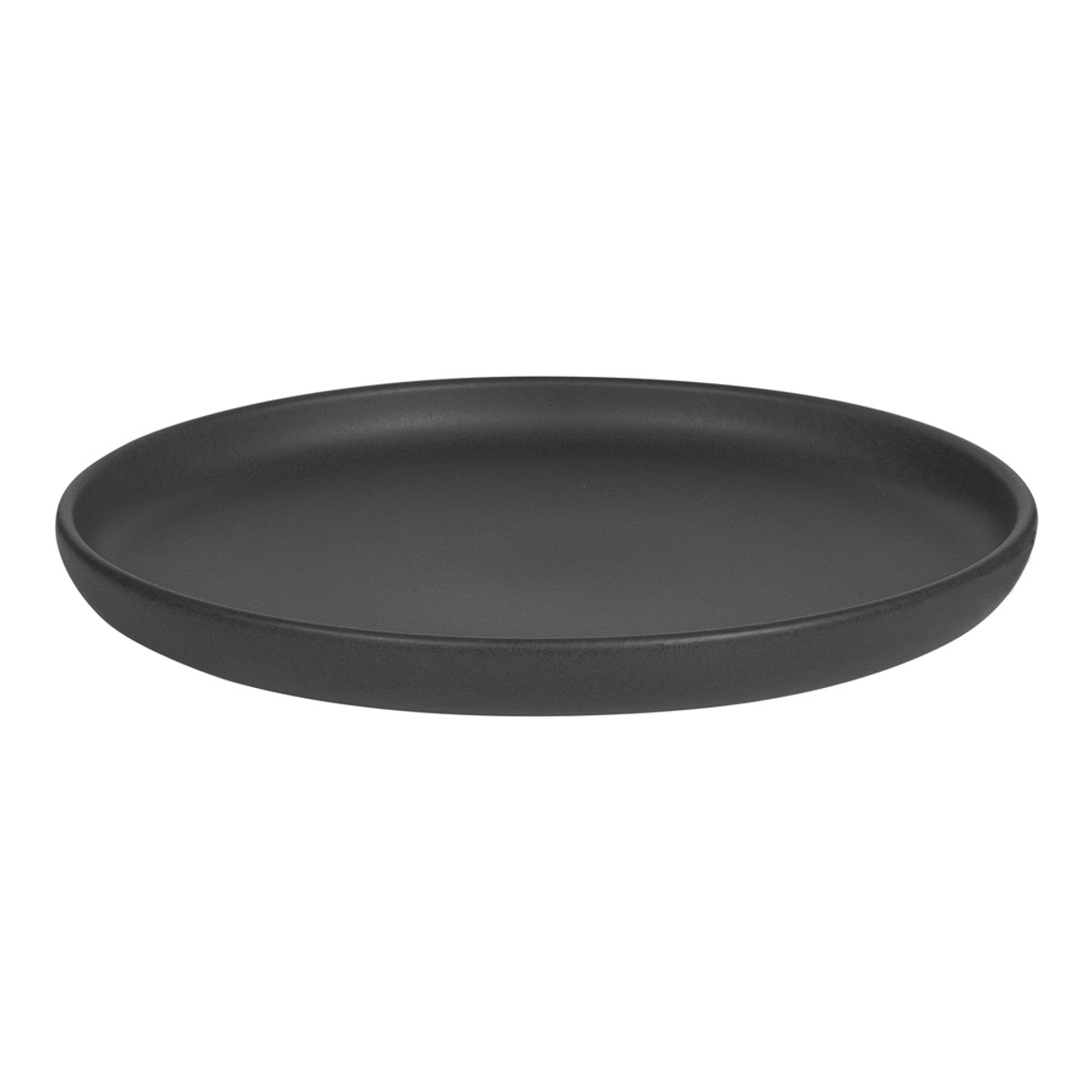 Assiette plate Uno 28 cm (lot de 6) noir, TABLE PASSION