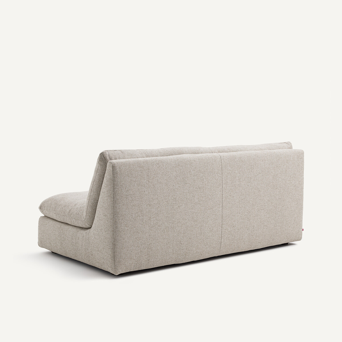 Modulaire 3-zitsbank in viscose met structuur en linnen, GIULIANO naturel, AM.PM