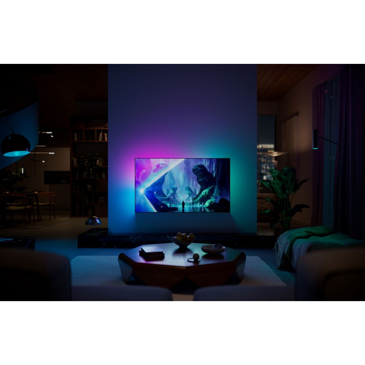 TV OLED 65OLED801 (2026) 65" (164 cm) 4K Ultra HD - Expérience Cinéma & Gaming, 120Hz, Ambilight, Smart TV couleur unique, PHILIPS