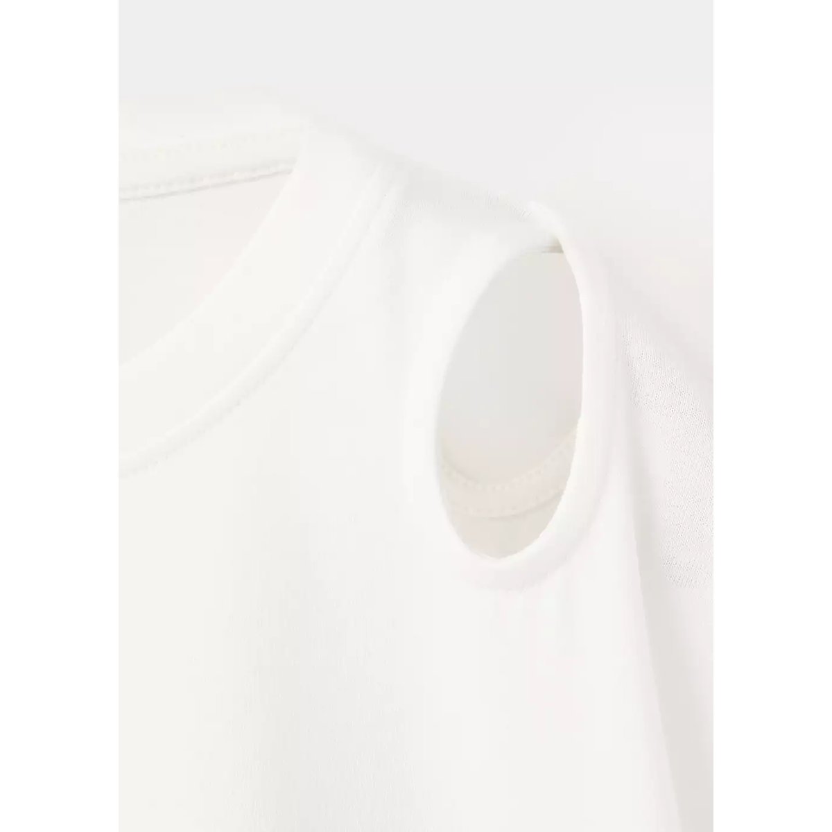 T-shirt imprimé avec détail d’ouverture blanc cassé, MANGO KIDS