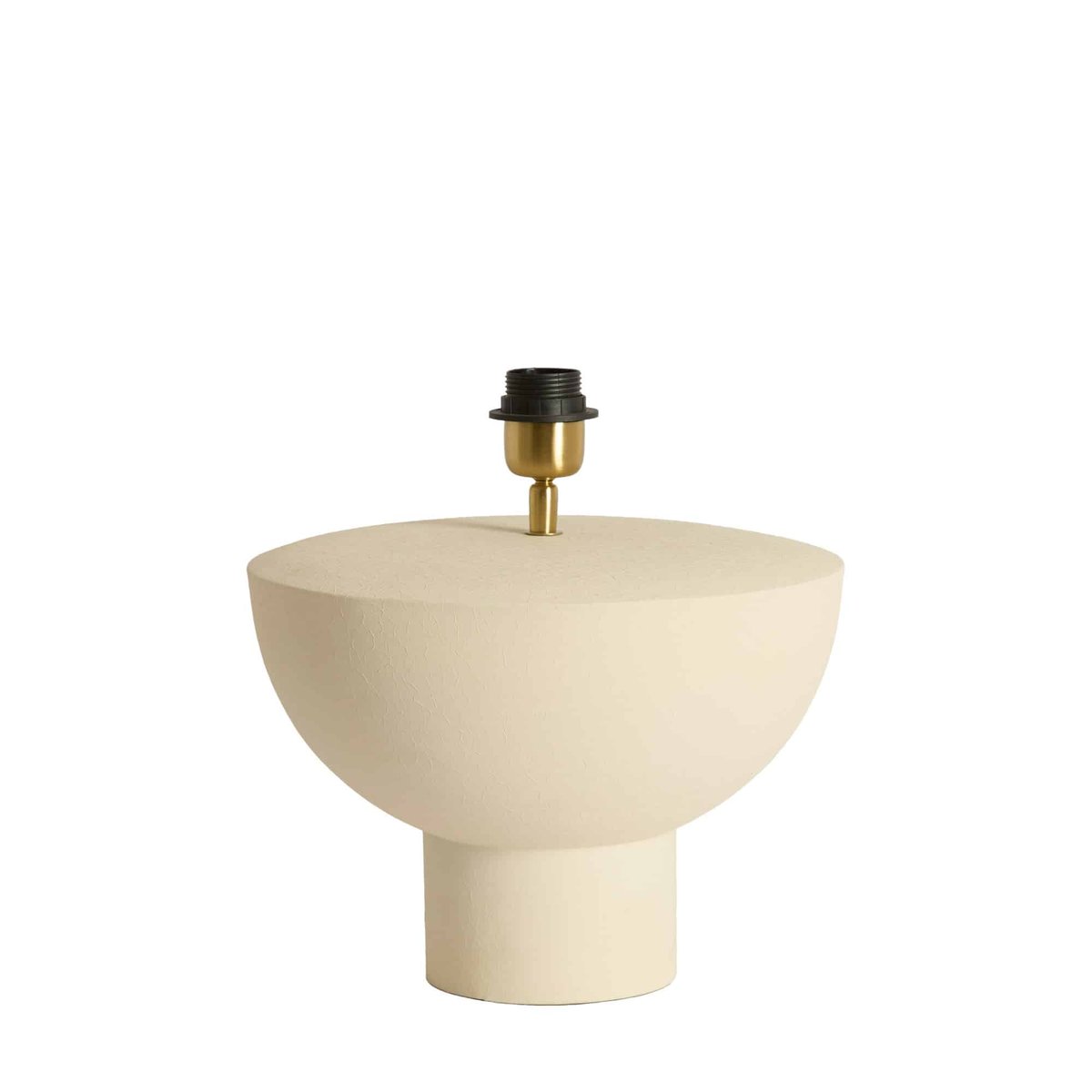 Pied De Lampe Métal ISMARA crème, LIGHT & LIVING