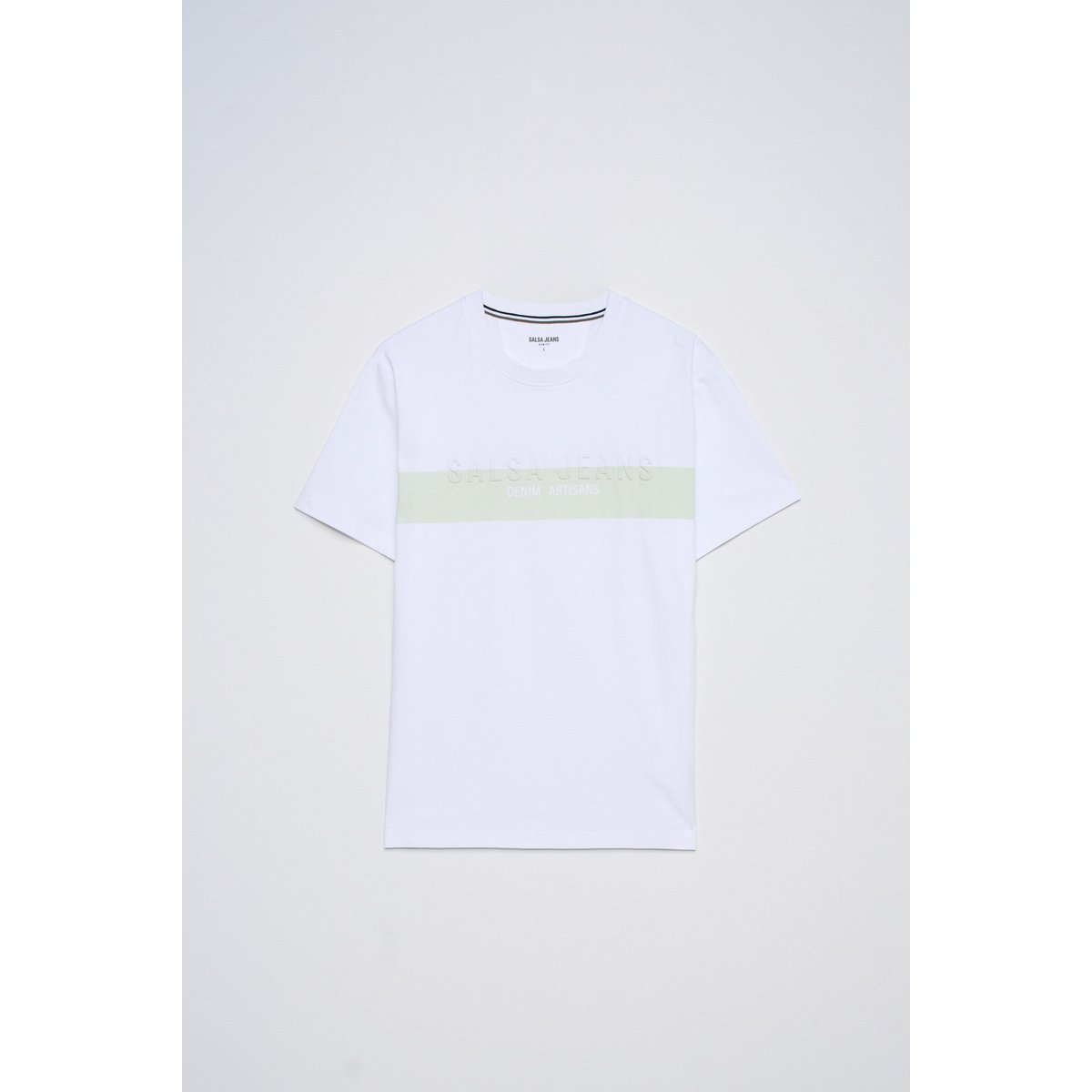 T-SHIRT AVEC BRANDING blanc, SALSA JEANS