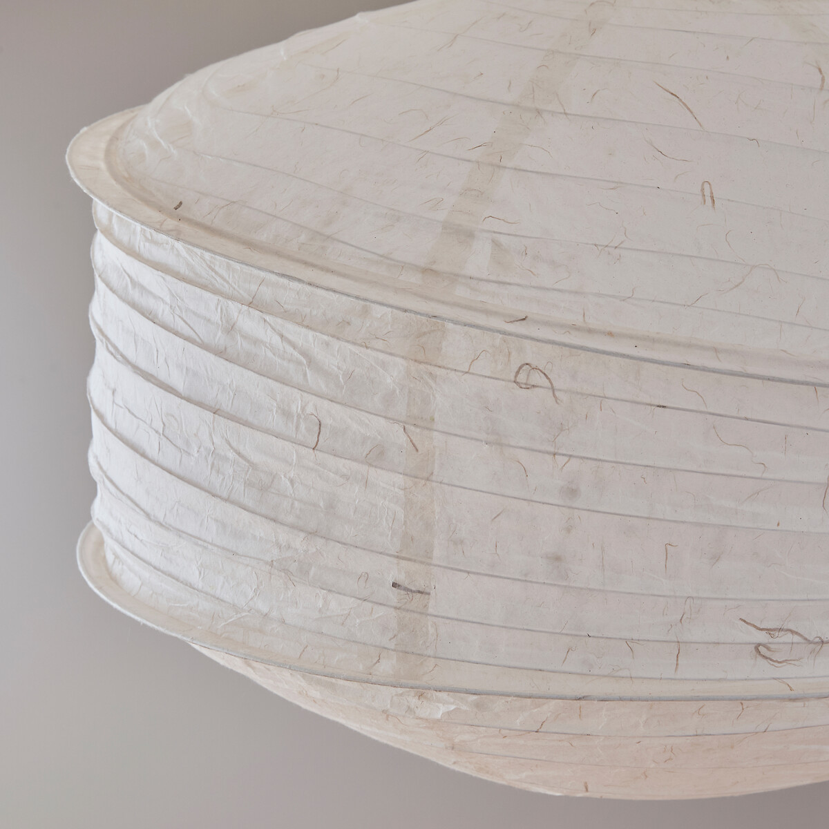 Nassah Pendant Light in Textured Paper, Diameter 68cm white, AM.PM