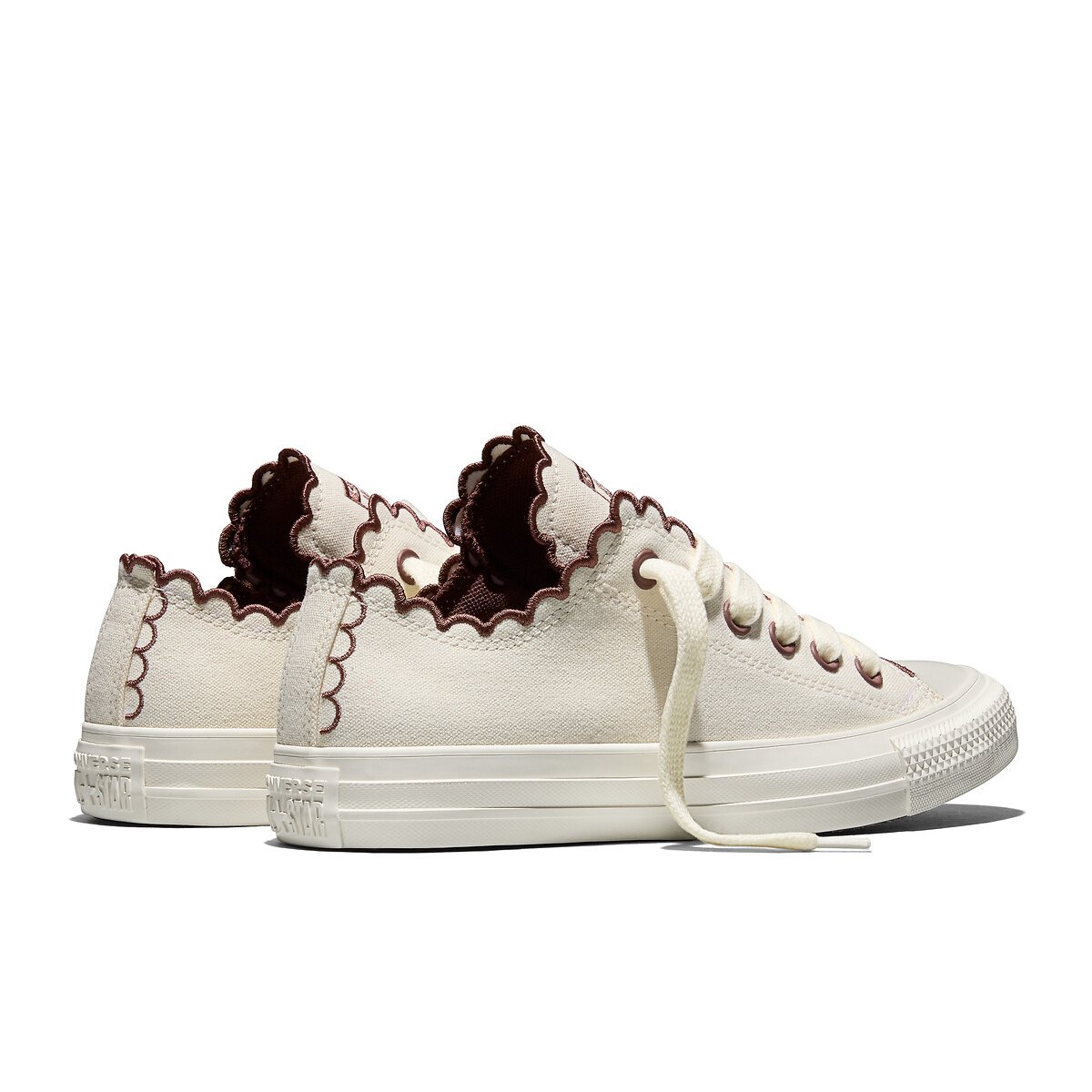 Chuck Taylor All Star Hi Shiny Heathered Canvas Trainers ecru , CONVERSE