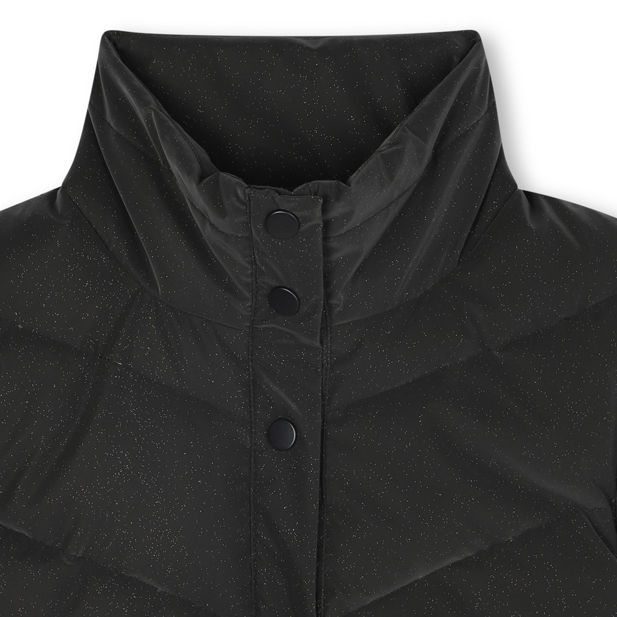Veste en duvet sans manches pailletée dark grey, BILLIEBLUSH