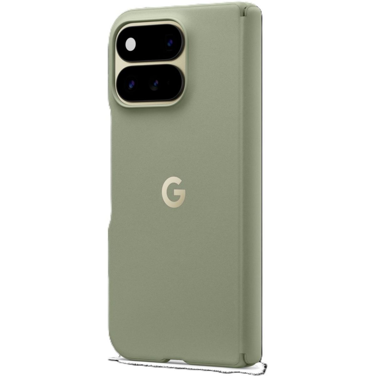 Coque Pixel 11 Pro Fold Olive couleur unique, GOOGLE