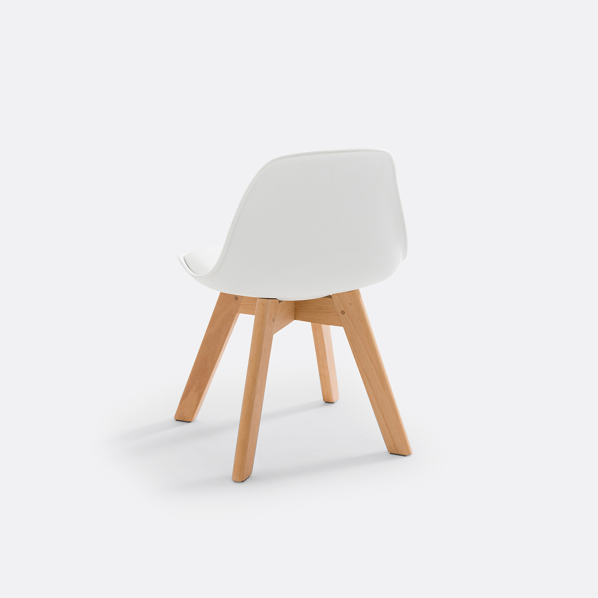 Silla infantil tipo concha, Zapong blanco/madera, LA REDOUTE INTERIEURS