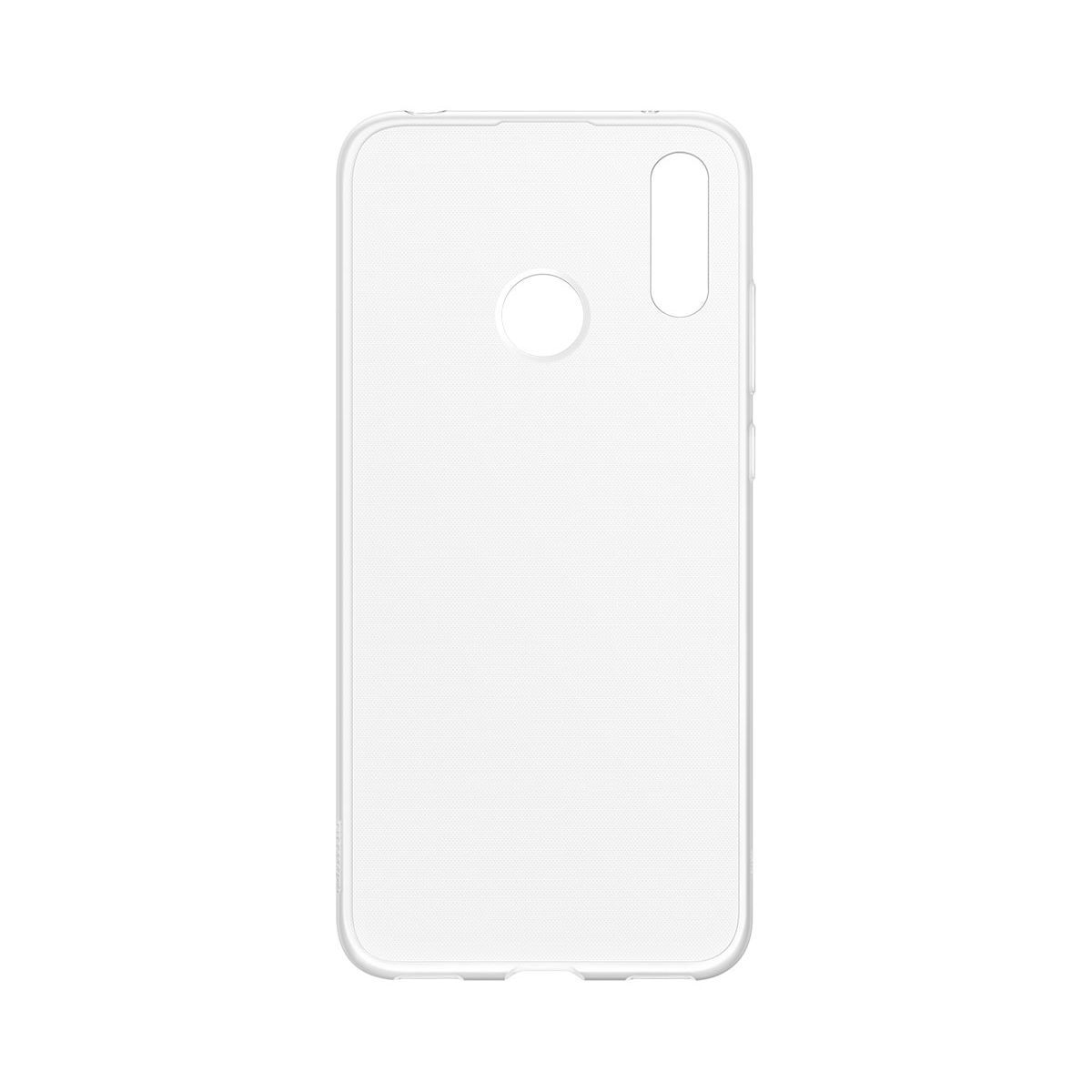 Coque Y7 2019 transparent couleur unique, HUAWEI