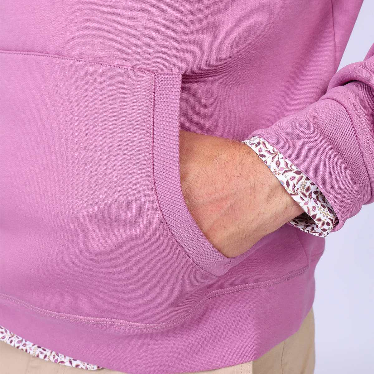 Sweat unisexe Elison mauve, MISE AU GREEN