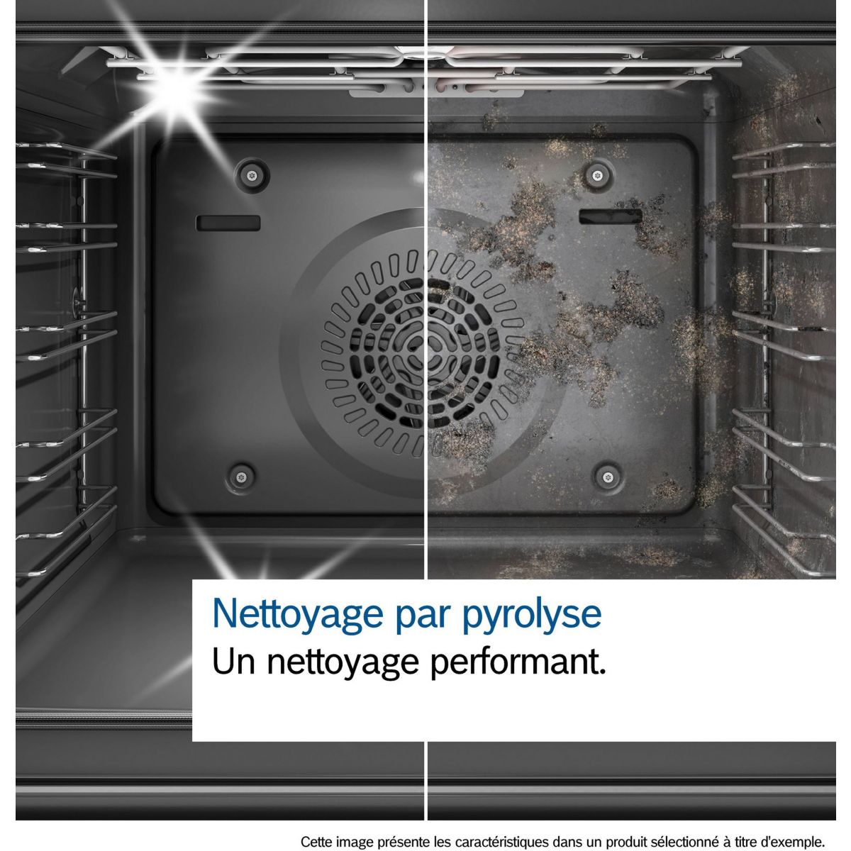 Four encastrable HBA372BB4 Air Fry - Pyrolyse, Mode Friture Sans Huile Air Fry, AutoPilot couleur unique, BOSCH