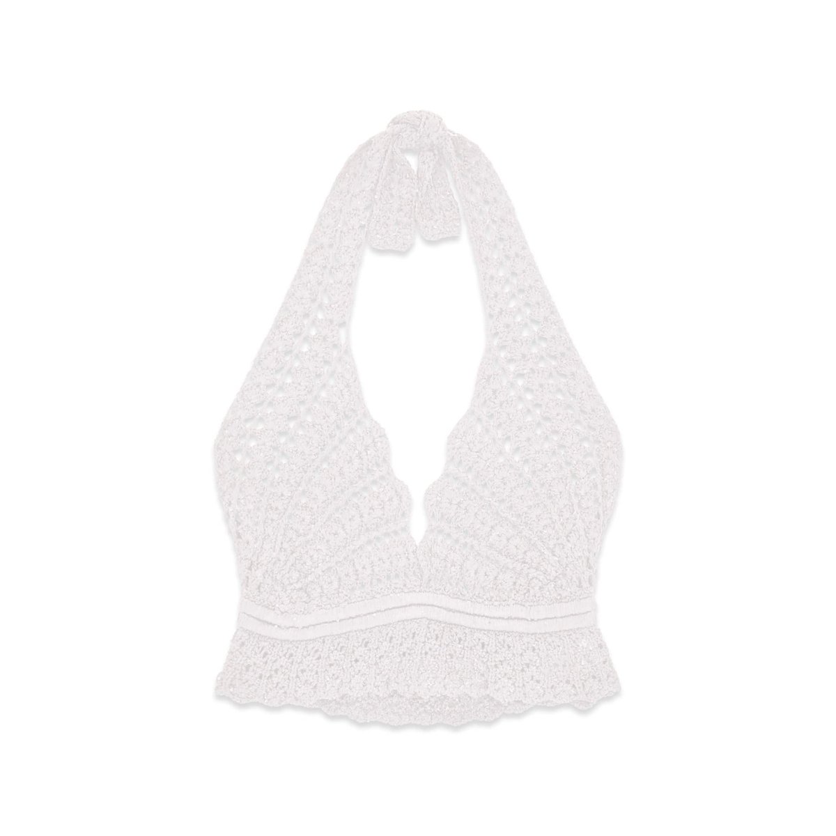 Top En Maille Ajourée blanc, GUESS