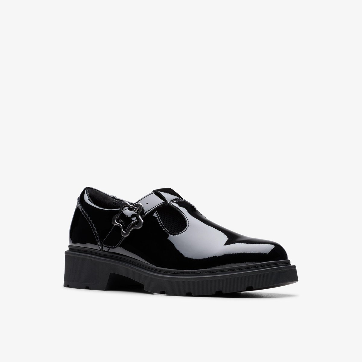 Derbies Brevet ERIS HOPE Y noir, CLARKS