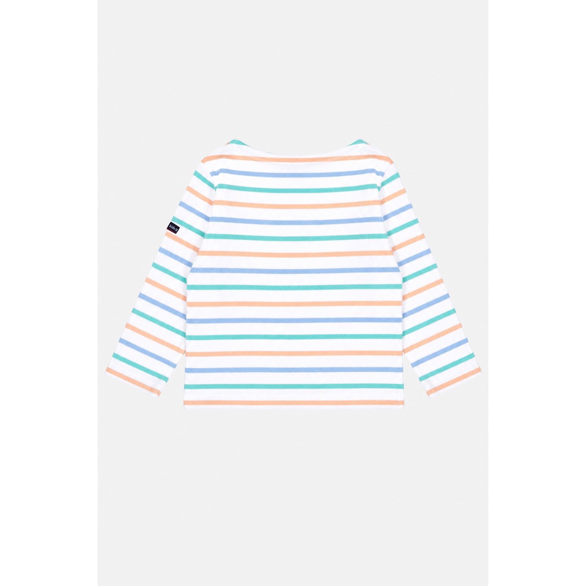 Marinière tricolore Kids blanc/ placid blue/ pool b, ARMOR-LUX