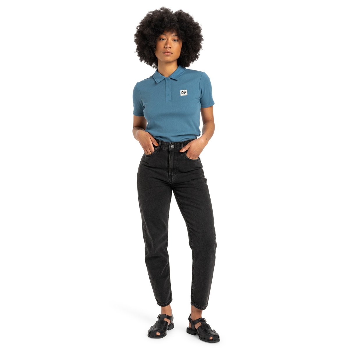 Jean MOM DENIM noir black, QUIKSILVER