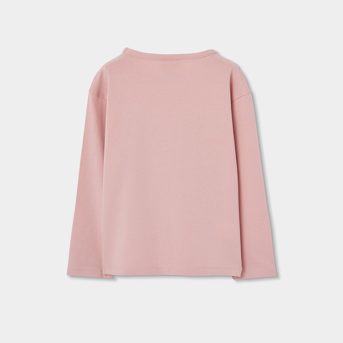 T-shirt fille imprimé Positive Mood rose, BOBOLI