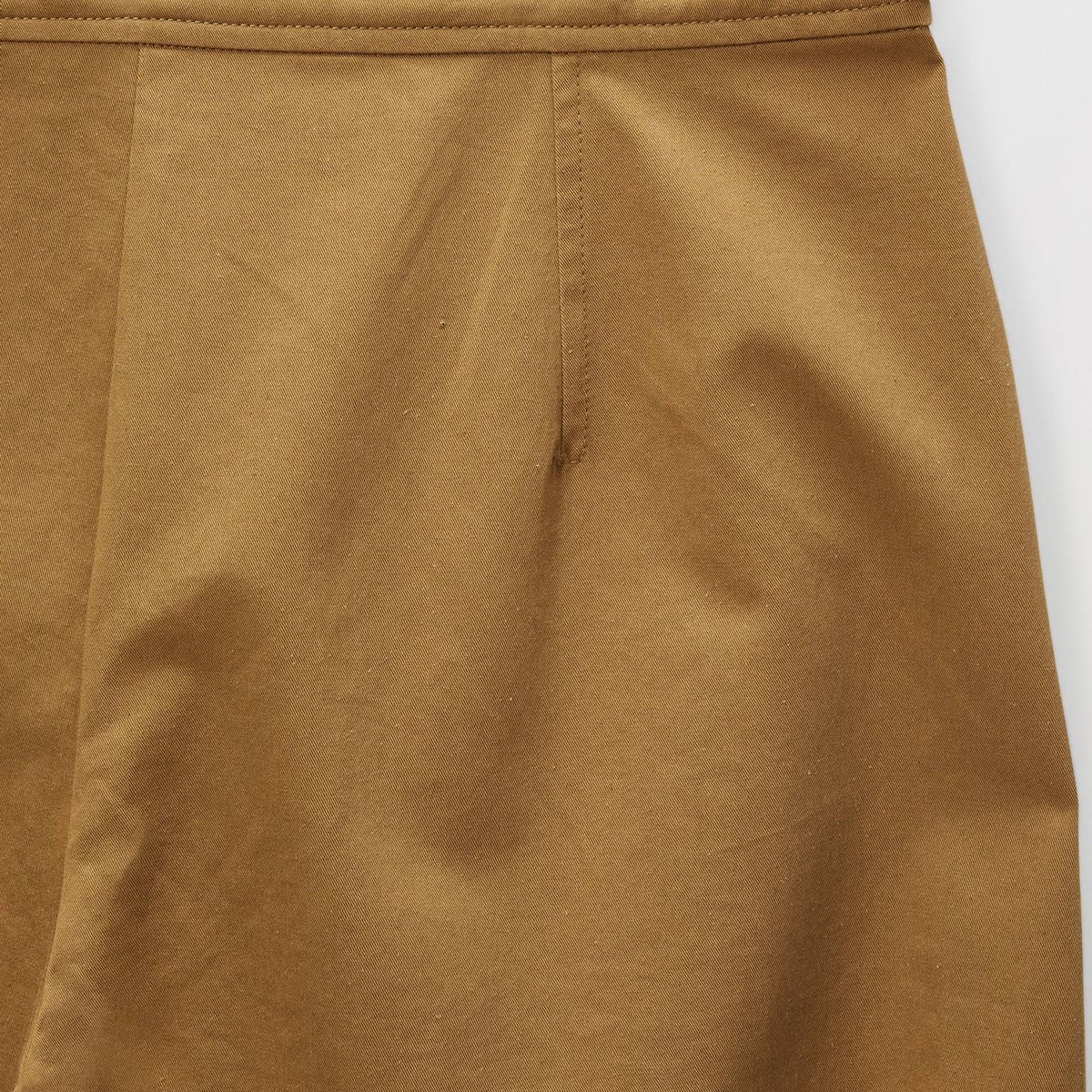 Pantalon barrel en coton avec poches côtés gabardine, MONOPRIX
