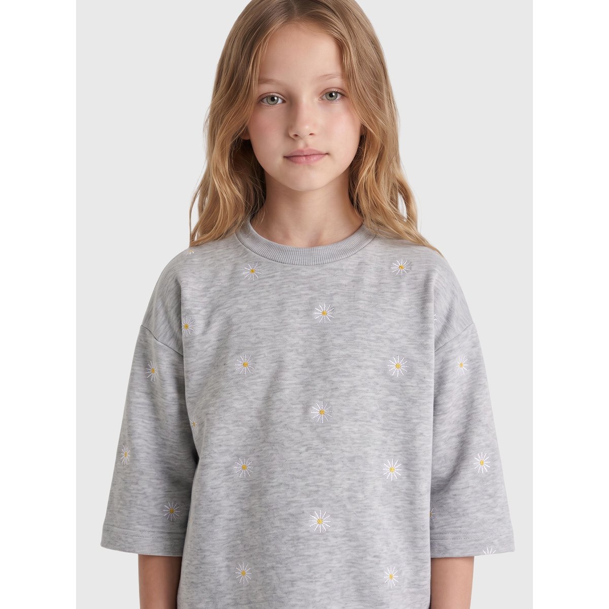 Haut En Molleton grise - light grey melange, KIDS ONLY