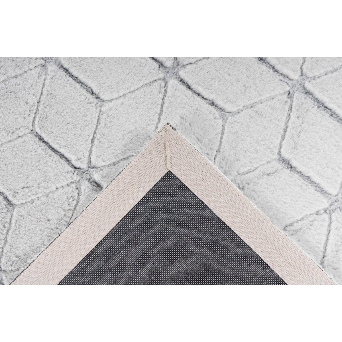 Tapis rectangulaire, VIVICA blanc, anthracite, ARTE ESPINA