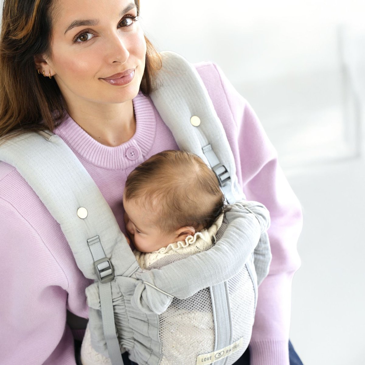 Porte bébé PhysioCarrier V2 gris, LOVE RADIUS