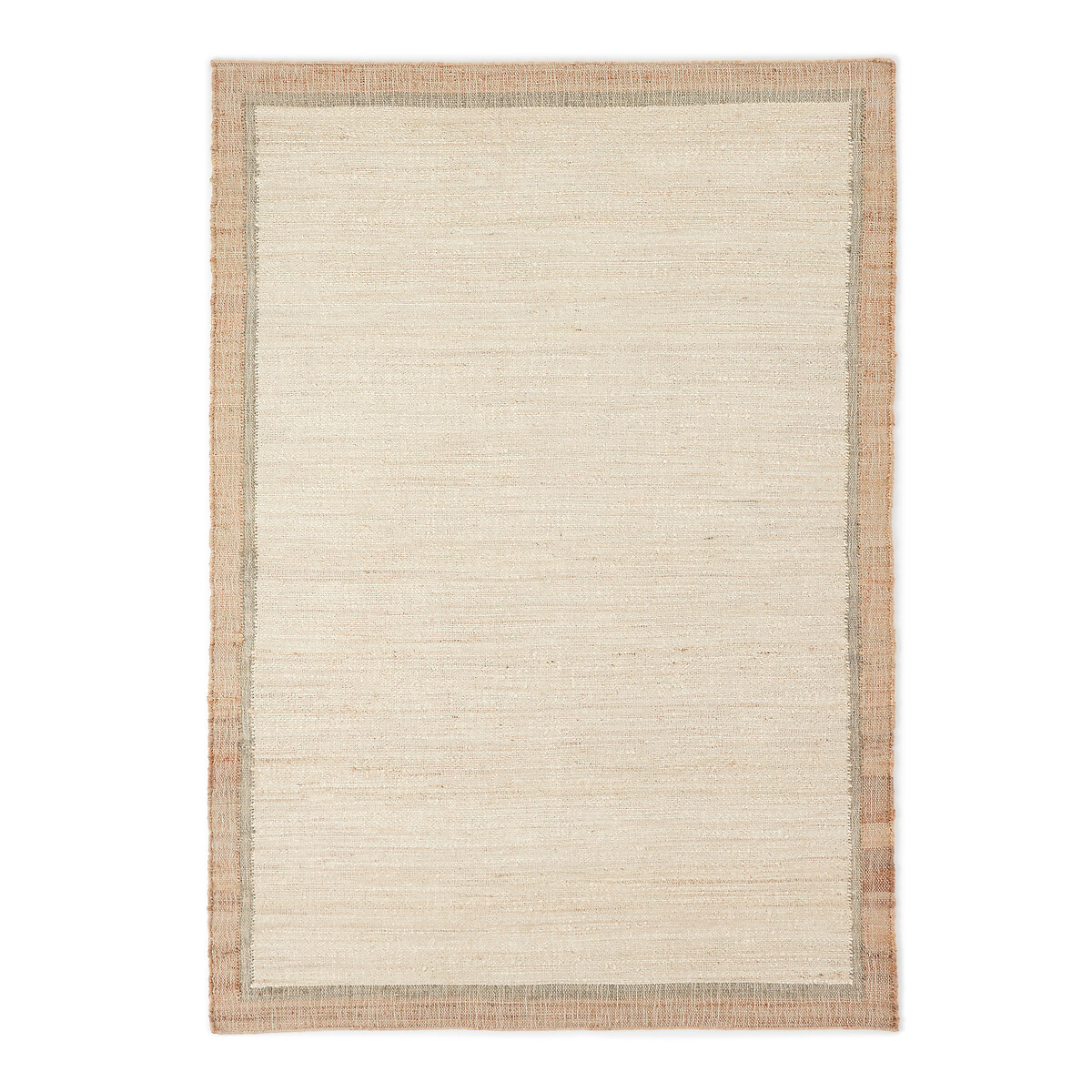 Tapis jute, tissé main, Ishika ecru, AM.PM