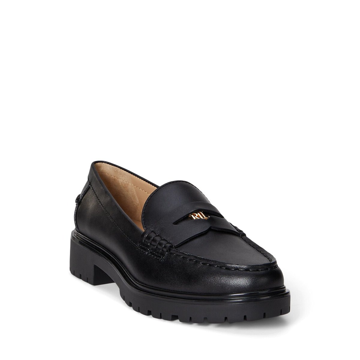 Mocassins en cuir, MARLI noir, LAUREN RALPH LAUREN