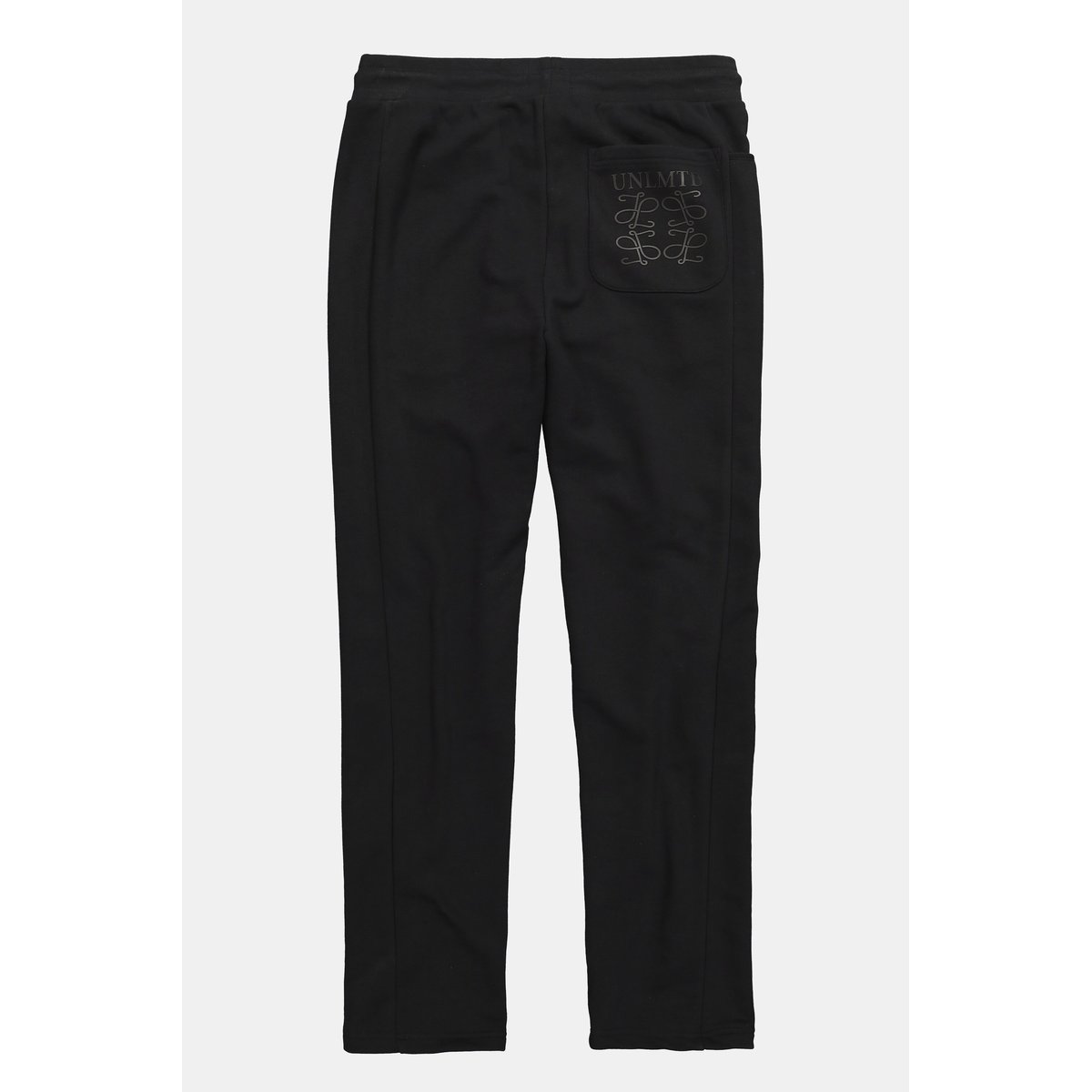 Pantalon de sport, fitness, molleton noir, JP1880