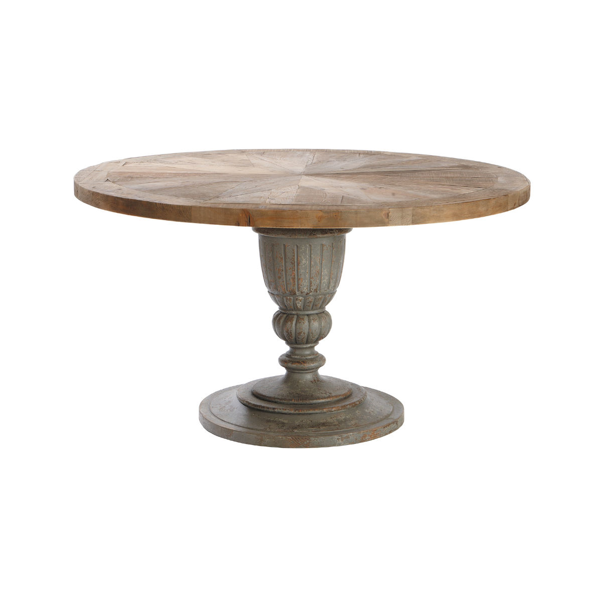Gueridon en vieux pin L140 cm - MAGISTRAL beige, SIGNATURE