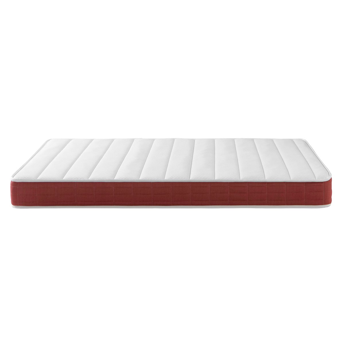 Ensemble matelas couchage latex, sommier Lune et pieds Crépuscule 400 blanc, SOMEO
