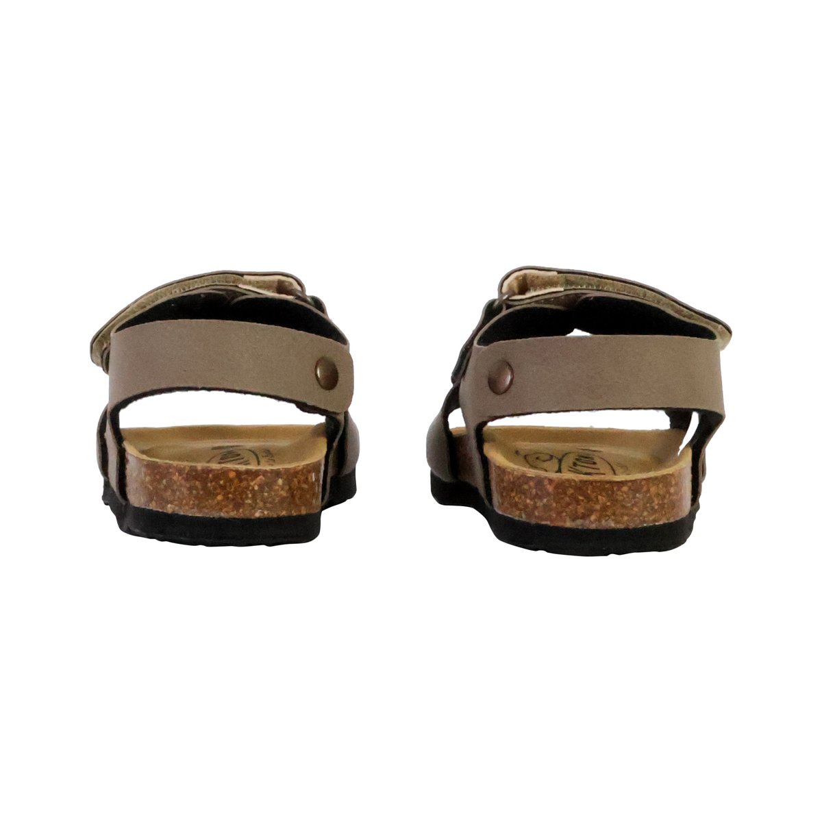 Mules Cuir Pol taupe, PLAKTON