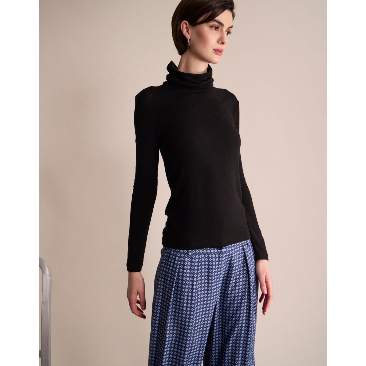 Pull col roulé Jade - INES DE LA FRESSANGE PARIS noir, INES DE LA FRESSANGE PARIS