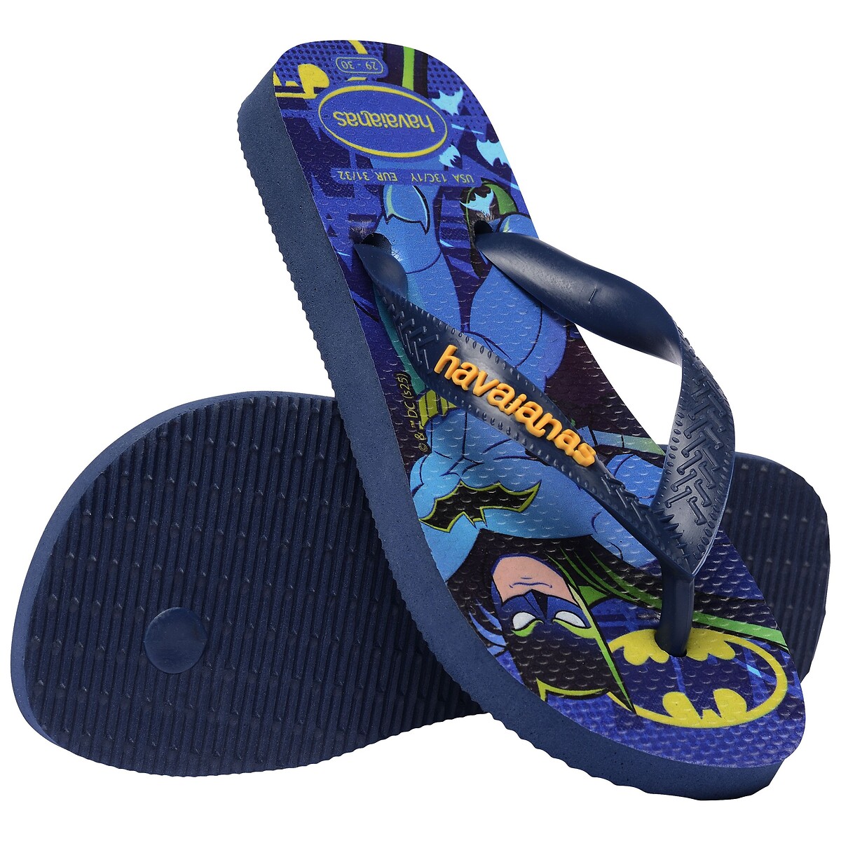 Tongs HAV KIDS TOP WARNER bleu, HAVAIANAS