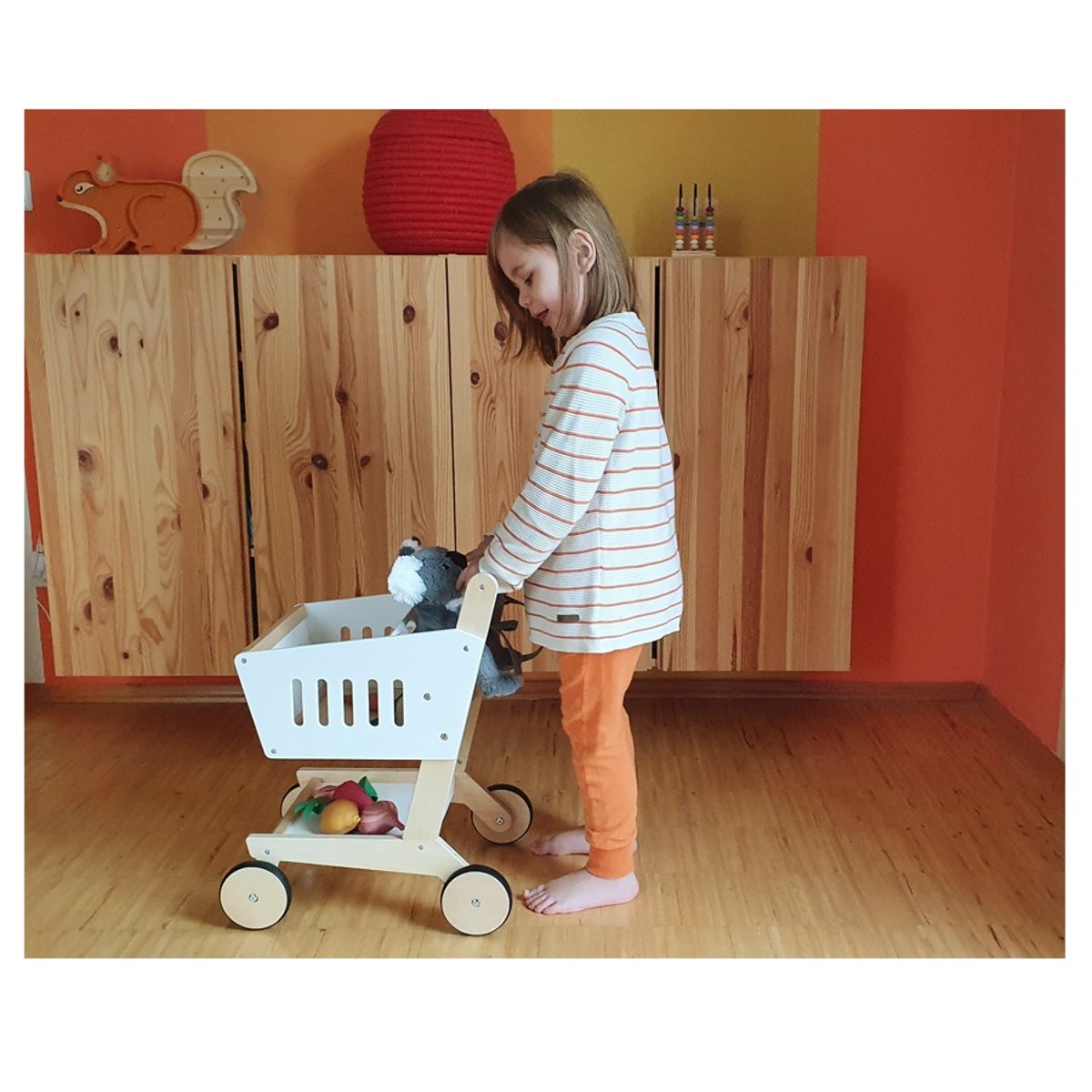 Caddie en bois Fresh blanc, SMALL FOOT COMPANY